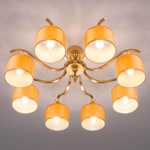 Потолочная люстра Eurosvet 60070/8 перламутровое золото