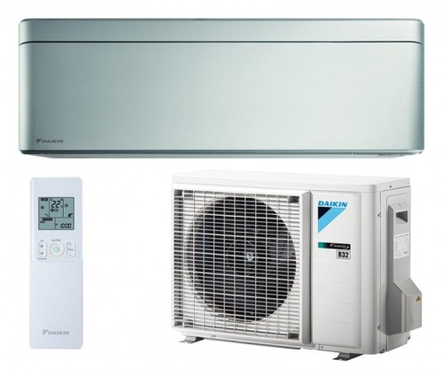 Инверторный кондиционер серебристого цвета Daikin FTXA50BS/RXA50B