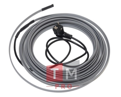 Комплект греющего кабеля на трубу TMpro 16 Вт 28 м с вилкой