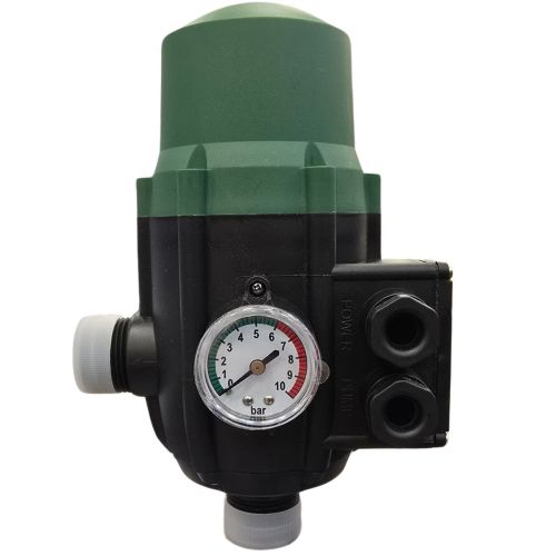 Блок автоматики для насоса водяного Oasis PC-13P без кабеля, электронное реле давления воды с манометром