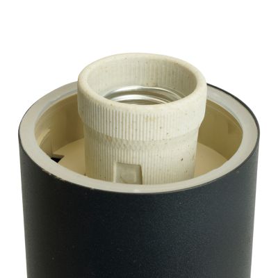 Светильник садово-парковый Feron DH046-B, Техно на стену, 18W E27 230V, черный 51526