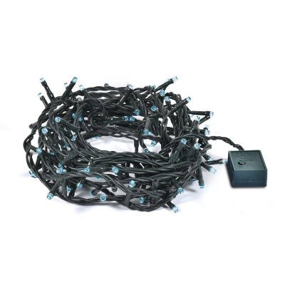 Светодиодная гирлянда Vegas Нить 220V холодный белый 8 режимов 55072