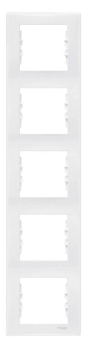 Рамка 5-постовая вертикальная Schneider Electric Sedna SDN5801521