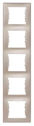 Рамка 5-постовая вертикальная Schneider Electric Sedna SDN5801568