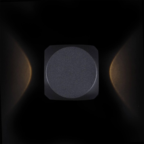 Уличный настенный светодиодный светильник Maytoni Bond Street O015WL-L4B