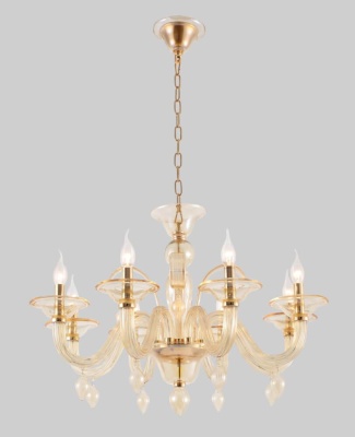 Подвесная люстра Crystal Lux Caetano SP-PL8 Amber
