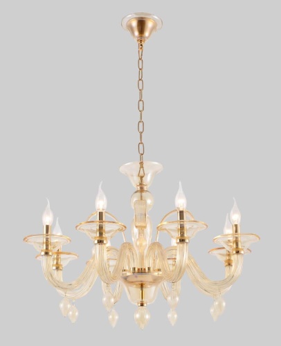 Подвесная люстра Crystal Lux Caetano SP-PL8 Amber