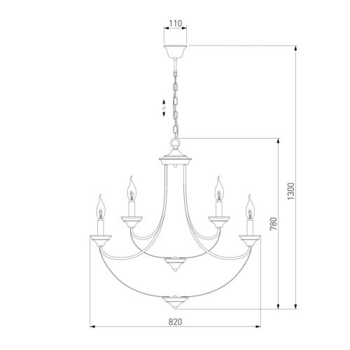Подвесная люстра Eurosvet Lazzaro 60098/9 черный