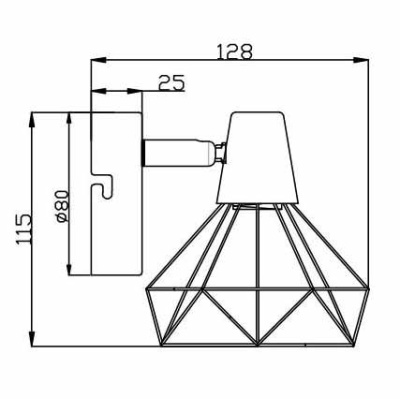 Спот Rivoli Distratto 7004-701 Б0038106