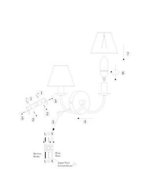 Бра Lucide Campagne 31233/02/21