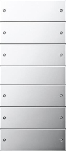 Набор клавиш Gira System 55 6шт хром 2136609