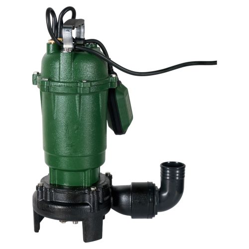 Фекальный насос с режущим механизмом Oasis F-1500/13R, 1500 Вт, 415 л/мин, напор 13 м, с поплавком, для откачки канализации, для грязной воды