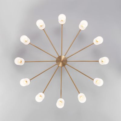 Потолочная люстра Eurosvet Vegga 70160/12 латунь Smart