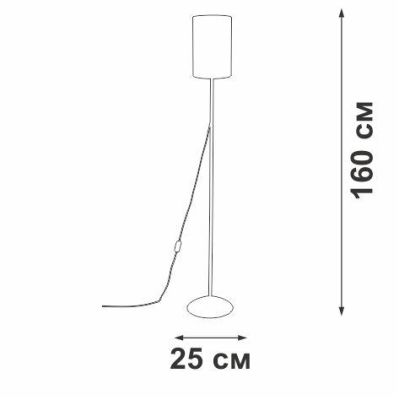 Торшер Vitaluce V2840-0/1P