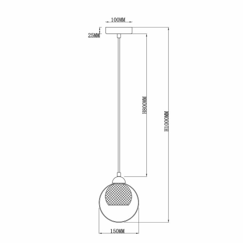 Подвесной светильник Rivoli Mod 3034-201 Б0037686