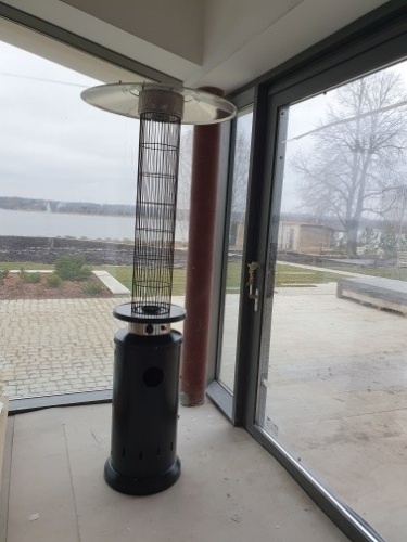 Уличный газовый обогреватель WWT 13D Black