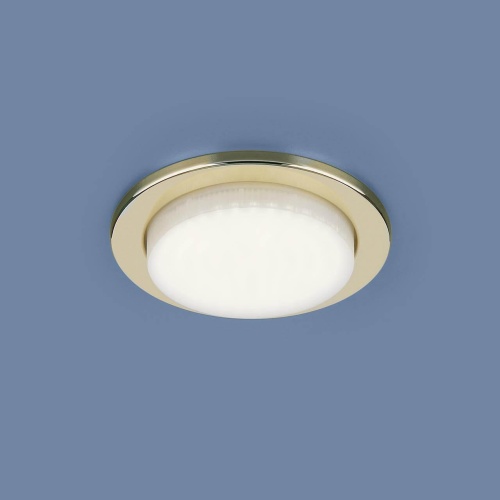 Встраиваемый светильник Elektrostandard 1035 GX53 CH золото 4690389122163