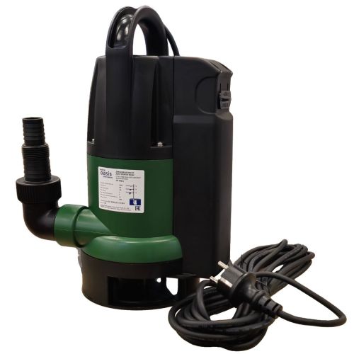 Дренажный насос для грязной воды Oasis DV 150/6, 400 Вт, 150 л/мин, напор 6 м, размер частиц 35 мм, со встроенным поплавком