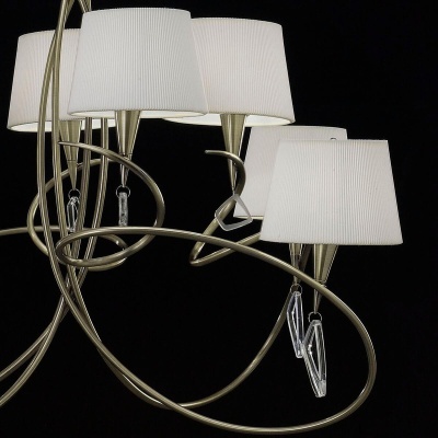 Подвесная люстра Mantra Mara Antique Brass 1634