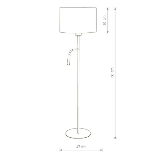 Торшер Nowodvorski Hotel Plus 9074