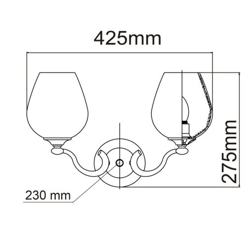 Бра Chiaro Палермо 386026602