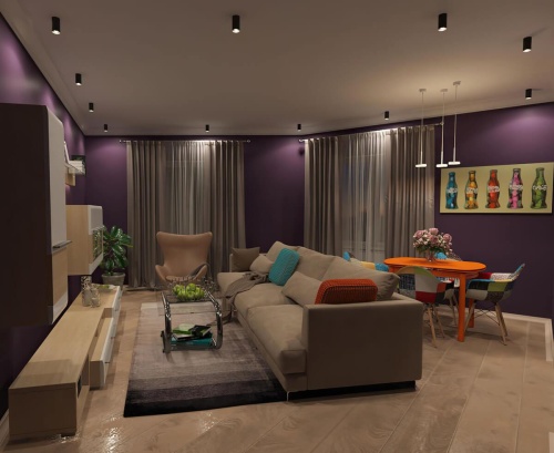 Потолочный светильник Denkirs Ikast DK2008-BK