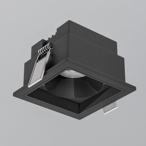 Встраиваемый светодиодный светильник Elektrostandard Quadro 25085/LED 10W 4000K черный a063677 Встраиваемый светодиодный светильник Elektrostandard Quadro 25085/LED 10W 4000K черный a063677