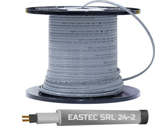 Греющий кабель Eastec SRL 24-2 M=24W не экранированный