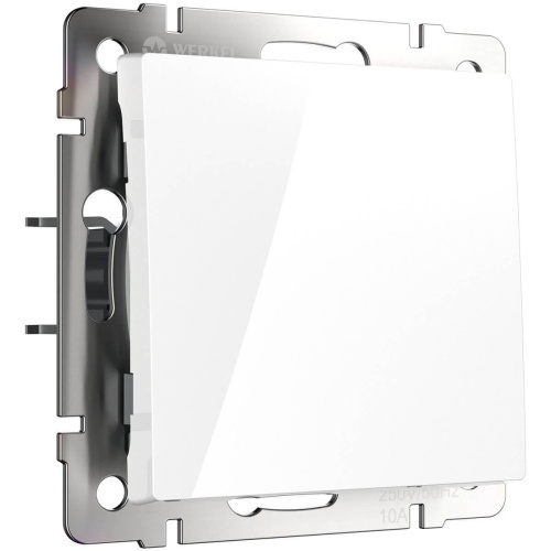 Перекрестный выключатель одноклавишный белый WL01-SW-1G-C 4690389073571