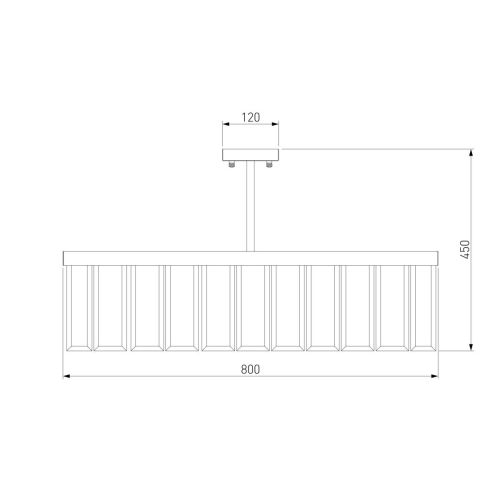 Потолочная люстра Bogates Eclipse 358/8 Smart