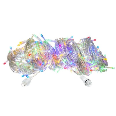 Уличная светодиодная гирлянда Vegas Занавес 24V разноцветная с мерцанием 55096