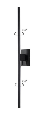 Подсветка для зеркал Crystal Lux Largo AP12W Black Подсветка для зеркал Crystal Lux Largo AP12W Black