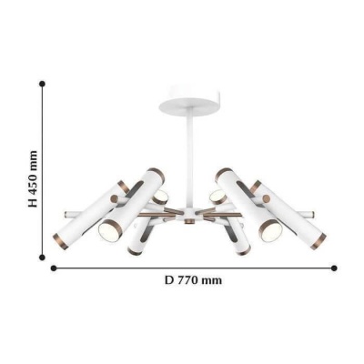 Потолочная светодиодная люстра Favourite Duplex 2325-12U