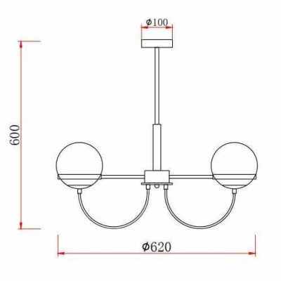 Подвесная люстра Rivoli Veronika 3066-305 Б0047297