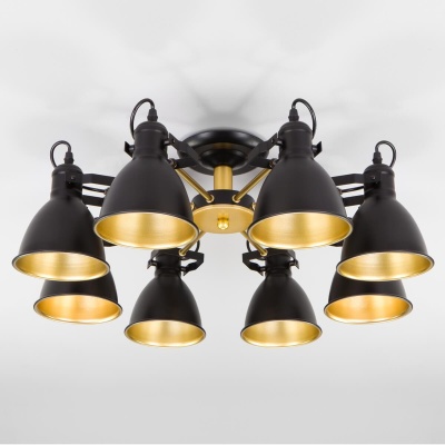 Потолочная люстра Eurosvet Denley 70112/8 черный