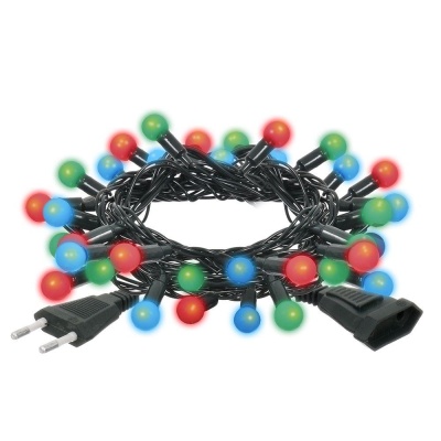 Светодиодная гирлянда Vegas Шарики 220V разноцветная с мерцанием 55098