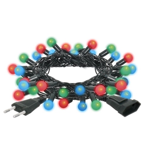 Светодиодная гирлянда Vegas Шарики 220V разноцветная с мерцанием 55098