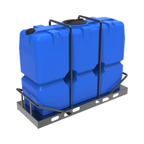 Емкость SK 2000л синяя в обрешетке (1750х860х2260)