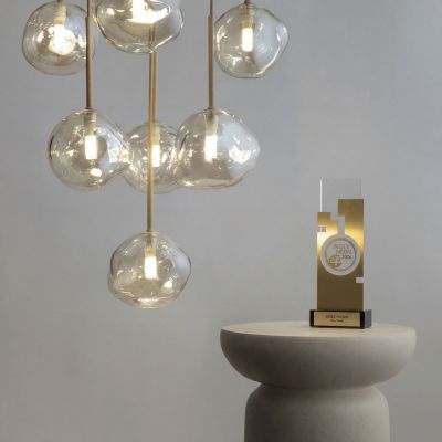 Настенный светильник со стеклянным плафоном TK Lighting 11152 Lava Sabia