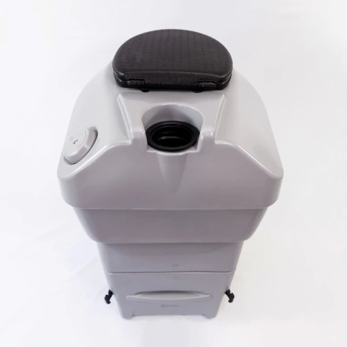 Компостный туалет Rostok серый 230 л., для дачи, торфяной, компостирующий