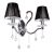 Бра Lumina Deco Bellisica LDW 8033-2 BK Бра Lumina Deco Bellisica LDW 8033-2 BK