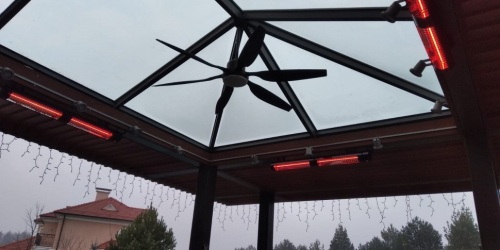 Уличный электрический обогреватель WWT ELCON RCH-4000/8