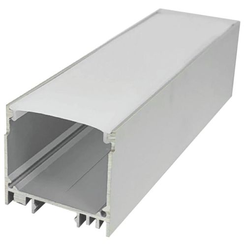 Профиль алюминиевый универсальный с рассеивателем серебро 2м. Apeyron 08-23