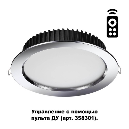 Встраиваемый светодиодный светильник Novotech Spot Drum 358303 Встраиваемый светодиодный светильник Novotech Spot Drum 358303