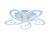 Потолочная светодиодная люстра Ambrella light Original FA512 Потолочная светодиодная люстра Ambrella light Original FA512