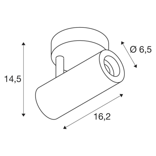 Светодиодный спот SLV Numinos S CW Spot Dali 1004394