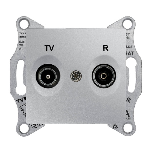 Розетка TV/R проходная Schneider Electric Sedna 8dB SDN3301360