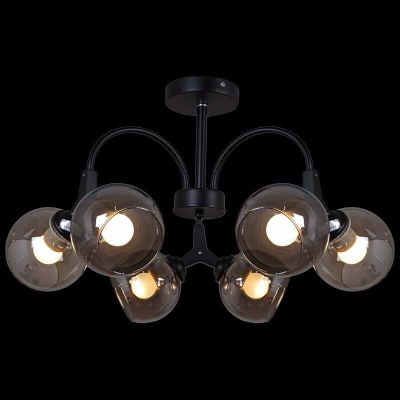 Потолочная люстра Reluce 01268-0.3-06 BK+CR