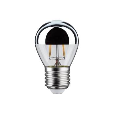 Лампа светодиодная E27 2,5W 2700K груша зеркальная 28384