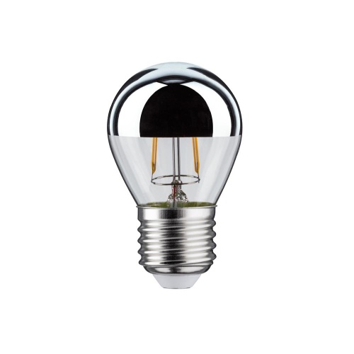 Лампа светодиодная E27 2,5W 2700K груша зеркальная 28384